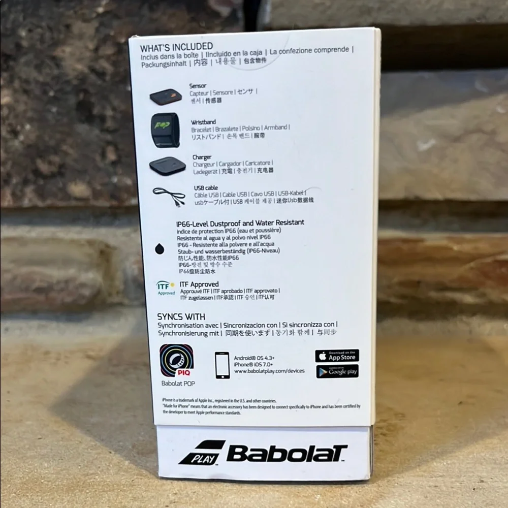 Babolat Pop Black Tennis Training Wristband